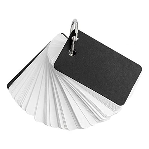 EUZLKDXU Haftnotiz 1 stück 230 Blatt Bindemittel Memo Pad Ring Kraftpapier Sticky Notes Schulpapier geeignet, um den täglichen Plan zu erinnern Haftnotiz Set(Black) von EUZLKDXU