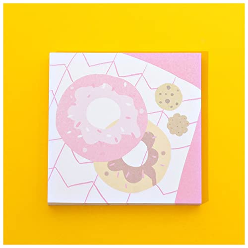 EUZLKDXU Haftnotiz Kuchen Party Notizblock Nachricht Memo Dekoration Mädchen Katze Memo Pad Memo Papier Memo Schreibwaren Bürobedarf Haftnotiz Set(3) von EUZLKDXU