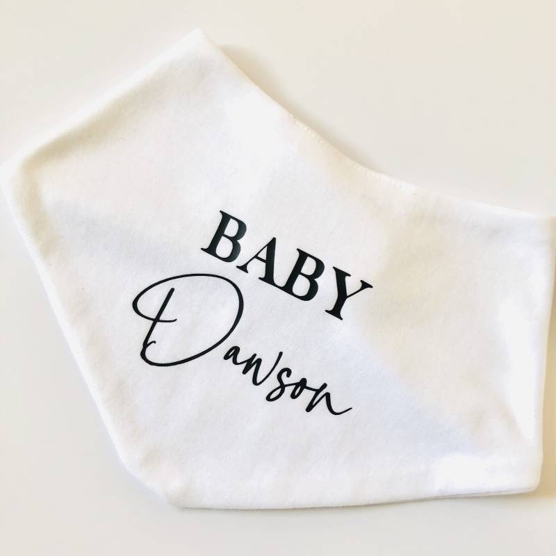 Personalisiertes Babyib, Baby Dribbelib, Shower Personalisiertes Geschenk Für Neues Baby, Neues Von Tante von EVAandBEAR