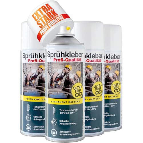 Big Difference Sprühkleber mit variablem Sprühkopf Ventil 400ml Aerosol (6x Sprühkleber mit variablem Sprühkopf)… von EVERGLUE