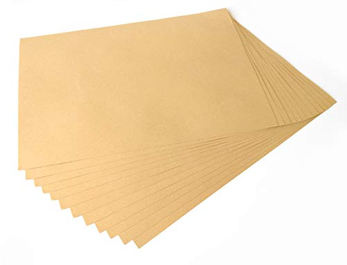 100 x A4-Blätter, 120 g/m², Kraftpapier, mattes Finish/Druckkarten, Bastelbögen von EVG