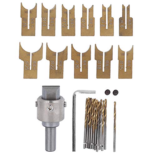 26pcs Router Bit Set Hochhärtelegungslegungsstahl für Perlenfräsen Cutter Holzbearbeitungszubehör Gold 26pcs Router Bit Set Hochhärtelegungslegungsstahl für Perlenfräsen Cutter Holzbearbeitungszubehör Gold von EVTSCAN