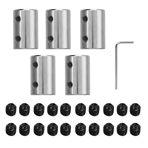 5PCS CNC Motor Jaw Wellenkupplung Anti Stahl Grat Universal Wellenkupplung Einfache Installation Kit Motoren Hardware Mechanische übertragung von EVTSCAN