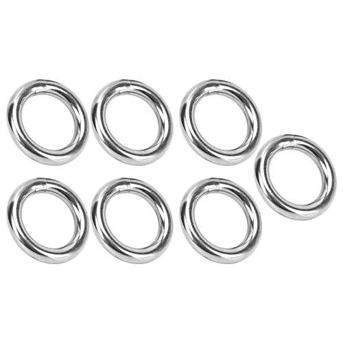 7 Stück Metall-O-Ring, wasserdicht, rostfrei, 304 Edelstahl, stark belastbar, nahtlos geschweißter runder O-Ring (8 * 30mm) von EVTSCAN