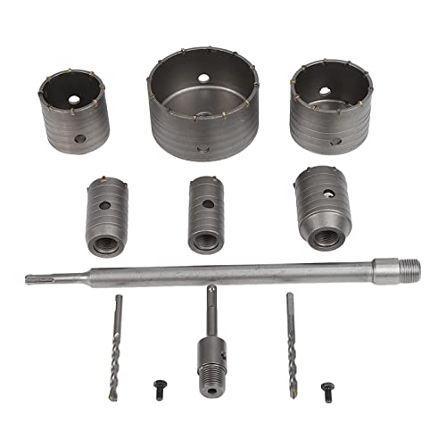 Betonlochsäge Set Set Shank Wall Bohrbohrer Bit Kit Zement Zimbonbohrer Wasserrohre Hausverbesserung von EVTSCAN