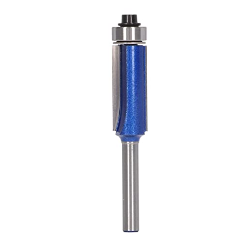 Blue Chamfer End Mill Professional Robustes Trimmbücher Bit Holzbearbeitung 6mm Schaft (6x1/2x30) von EVTSCAN