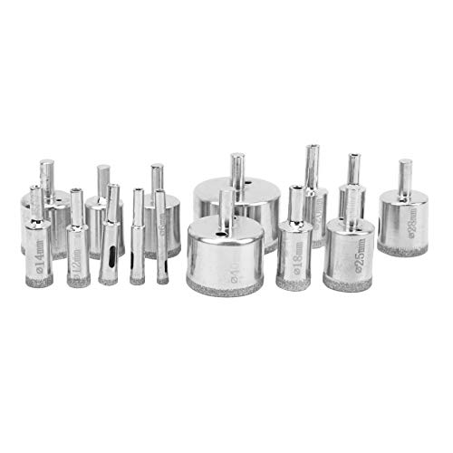 Diamantbohrbitloch -Säge Set 15 PCS Set Marmor Keramikglas Schneidwerkzeug 650 mm 20 Zoll von EVTSCAN