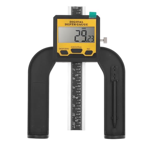 Digitale Tiefe 0,01 mm Auflösung Holzbearbeitungshöhe Tiefe Messwerkzeug Magnetische Basis für verschiedene Anwendungen von EVTSCAN