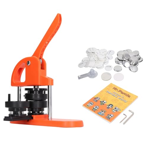 EVTSCAN Button Maker Kit, anpassbare Button-Presse, schnelle und einfache Button-Erstellung, abnehmbar für vielseitige Größen, ideal für Kinder und Bastelliebhaber (25mm) von EVTSCAN