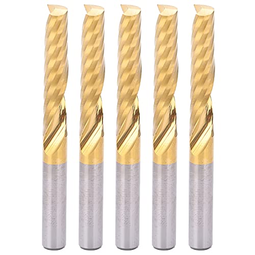 Spiraler Hochgeschwindigkeits-Stahlrouter-Bit für CNC-Endmahlen 5-Cutter 6x32x60 mm von EVTSCAN