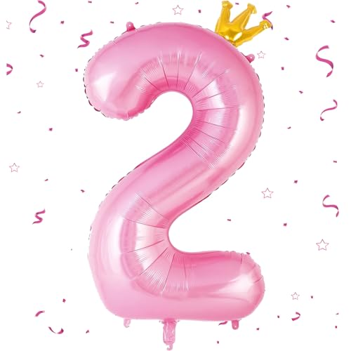 EWODEIEW Zahlen Luftballon 2 Rosa,40 Zoll Luftballon Zahlen 2 Folien Ballon,Luftballon 2. Geburtstagsdeko Mädchen Riesen Folienballon 2. for Mädchen Jungen Birthday Party Geburtstag Dekor EWODEIEW Zahlen Luftballon 2 Rosa,40 Zoll Luftballon Zahlen 2 Folien Ballon,Luftballon 2. Geburtstagsdeko Mädchen Riesen Folienballon 2. for Mädchen Jungen Birthday Party Geburtstag Dekor von EWODEIEW