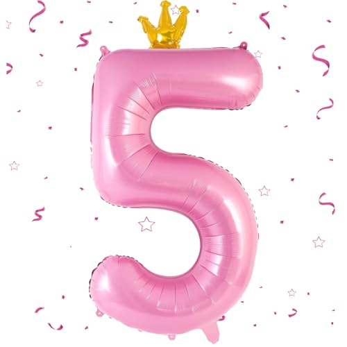 Zahlen Luftballon 5 Rosa,40 Zoll Luftballon Zahlen 5 Folien Ballon,Luftballon 5. Geburtstagsdeko Mädchen Riesen Folienballon 5. for Mädchen Jungen Birthday Party Geburtstag Dekor Zahlen Luftballon 5 Rosa,40 Zoll Luftballon Zahlen 5 Folien Ballon,Luftballon 5. Geburtstagsdeko Mädchen Riesen Folienballon 5. for Mädchen Jungen Birthday Party Geburtstag Dekor von EWODEIEW