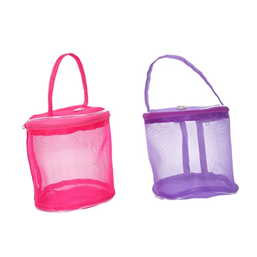EXAOMBLE 2Stücke Netztasche für Strickwerkzeuge Wollgarn Aufbewahrungstasche für DIY Projekte für Reisen und Zuhause Langlebiges Material EXAOMBLE 2Stücke Netztasche für Strickwerkzeuge Wollgarn Aufbewahrungstasche für DIY Projekte für Reisen und Zuhause Langlebiges Material von EXAOMBLE