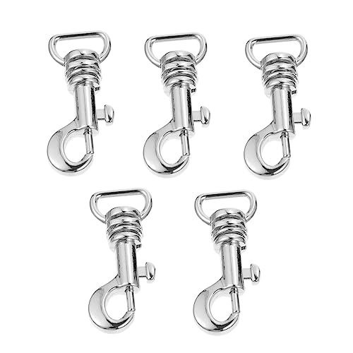 EXAOMBLE 5Stücke Metalltaschen Schnalle Teiliges Langlebige Riemenverbindung für Taschenanwendungen Installieren Silberfarbene EXAOMBLE 5Stücke Metalltaschen Schnalle Teiliges Langlebige Riemenverbindung für Taschenanwendungen Installieren Silberfarbene von EXAOMBLE