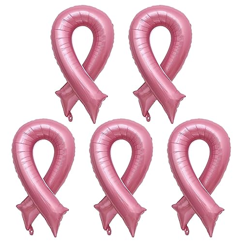 Awareness Month Decor, Pink Awareness Balloon Set, Awareness Pink Ribbon, Pink Decorations for Awareness Walk von EXBERT