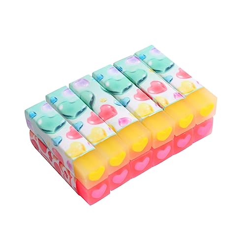 1 Satz Liebe Radiergummi Niedliche Radiergummis Party Whiteboard-radierer Mini Radiergummi Erasers for Student Valentin Radiergummi Student Radiergummi 12st EXCEART von EXCEART