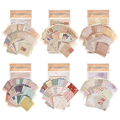 360 Blätter Lesezeichen Papier Vintage DIY Journalpapier Vintage Scrapbook Papierzubehör Material Papier Pack Dekorative Ästhetischen Journaling Liefert für Schriftlich Zeichnung von EXCEART