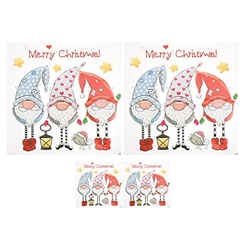 4 Bögen Weihnachtswichtel zum Aufbügeln, Merry Christmas Gnome Heat Transfers Stickers Iron On Stickers Elf Gnome Design Iron On Decals for DIY Clothing T-Shirt Jeans Clothes Pillow Covers von EXCEART