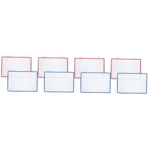 4 Sätze Ordner Regal Übersichtlicher Datei-organizer Wandmappen Organizer Für Hängemappen Papierhalter Für Die Wand Clip Dateiorganisator Tasche Plastik 2 Stück * 4 EXCEART von EXCEART