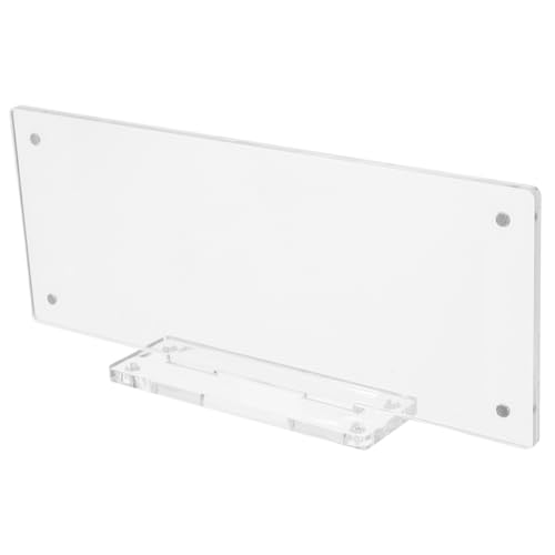 Bürotürnummer Jointers Kupplungen Natürliche dicke Bänder aus Sackleinen Geschenkband Büroschild Doppelseitiges Schild Türschild für Schlafzimmer Namensschild aus Acryl Transparent EXCEART von EXCEART