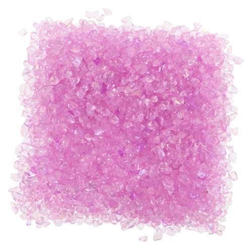 EXCEART 1 Nagel Glas Kies -nagellack Strasssteine Liner Gesichtsschmuck Funkeln Nagelaufkleber Nagelfolie Nagelkunstaufkleber Sträusel Reize Polieren Streifen Lavender von EXCEART