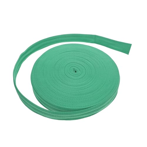 EXCEART 1 Rolle Dicker Taschengürtel aus Baumwolle Reisekissen Band Babywiege Tragetasche bastelmaterial nähzubehör Baumwollgurt Geldbörse Gurtbänder Polyester Baumwolle Light Green von EXCEART