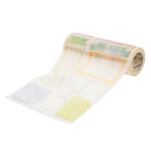 EXCEART 1 Rolle Grenze Notizbuch und Papier Klebeband Maskierung doppelt Mundband funkeln Gel Mod the washi tape wandverkleidung aufkleber Washi-Tape Scrapbooking-Bänder Japanisches Papier von EXCEART