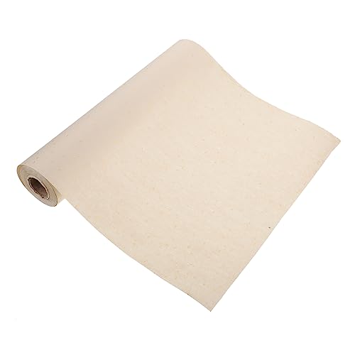 EXCEART 1 Rolle goldenes Reispapier bestreuen Reis Papier ricepaper rice paper sheets Kalligraphie Übungspapier Reisepapier Decoupage-Papier Malen von Xuan-Papier Reispapier bemalen Beige von EXCEART