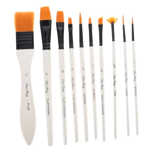 EXCEART 1 Satz Aquarell Stift Set Ölfarben-zubehör Praktischer Malpinsel Pinselkünstler Künstlerpinsel Professionelle Bürste Multifunktionsbürste Ölgemäldepinsel Tragbarer Pinsel Holz von EXCEART