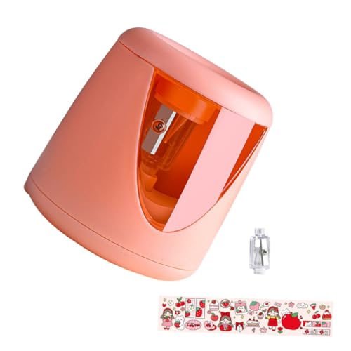 EXCEART 1 Satz Automatischer Bleistiftspitzer Mechanisch Liner Anspitzer Bleistifte Apfel Pastell Toga Pro Verschleißfester Kinderspitzer Praktischer Kinderspitzer Schüler Rosa Abs von EXCEART