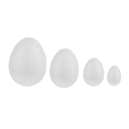 EXCEART 1 Satz Eier Aus Styropor Gesprenkelte Eier Bunt Malerei Party Kleinkind Eier Bemalen Schaum Für Ei Licht Gefälscht Ball Ei Basteln Ornamente Ostervorräte Weiß 24 Stück EXCEART 1 Satz Eier Aus Styropor Gesprenkelte Eier Bunt Malerei Party Kleinkind Eier Bemalen Schaum Für Ei Licht Gefälscht Ball Ei Basteln Ornamente Ostervorräte Weiß 24 Stück von EXCEART