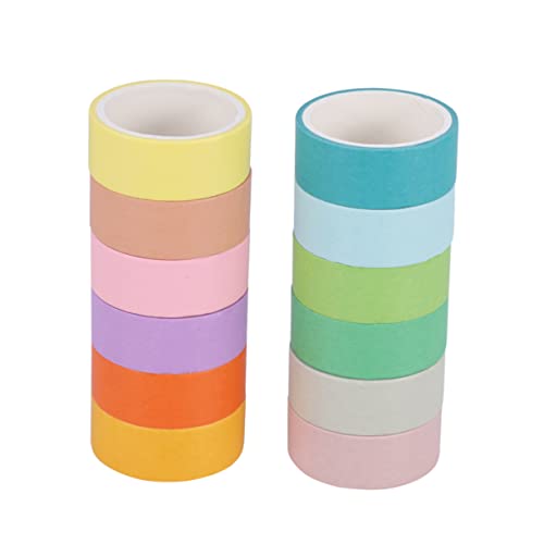 EXCEART 1 Satz Fotoalbumband Maskierung retro Aufkleber Spender buntes Abdeckband the washi tape farbiges klebeband Craft tape Deko-Washi-Tape papierklebeband selber machen von EXCEART