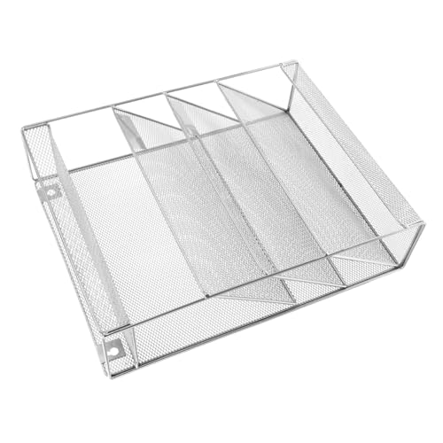 EXCEART 1 Satz Für Aktenregale Wandorganisator Kühlschrankregal Hängende Wandmappe Hängende Datei Wandaktenhalter Organizer Zum Aufhängen Von Ordnern Eisen Silver von EXCEART