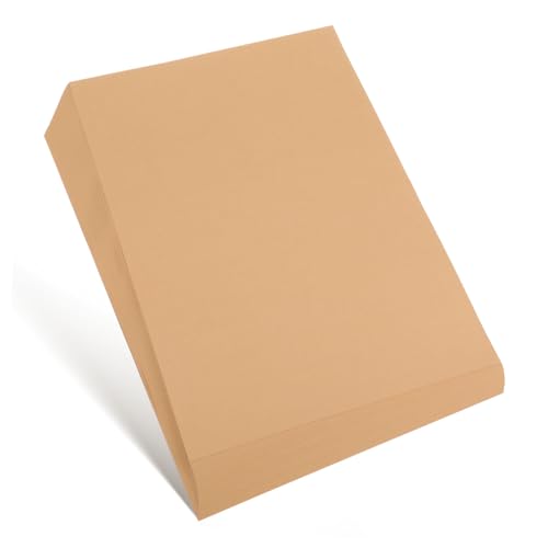 EXCEART 1 Satz Gemälde Handgeschöpfter Karton Geschenkpapier Karton Druckpapier Karton Skizzenpapier Karton Drucke Papier Karton Dicker Papierkarton Beiges Kraftpapier 50 Stück von EXCEART