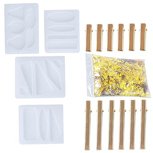 EXCEART 1 Satz Haarspangen-Set Schwamm Würfelform Lieferungen Epoxidform Halter Styling haarklammer set haarspangen set haarschmuck Kopfbedeckungsform handgemachte Haarnadelform Kieselgel von EXCEART