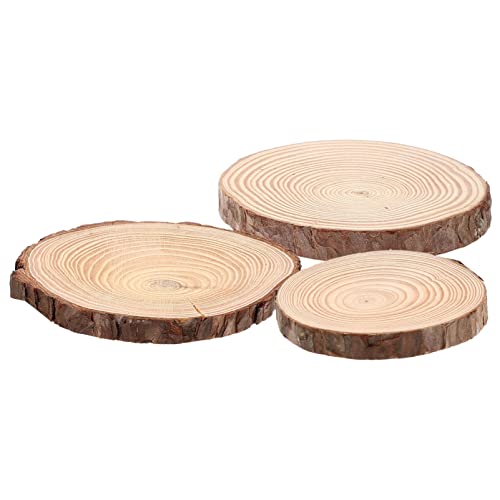 EXCEART 1 Satz Holzspäne Bretter Pool-spiele Pickleball-paddel Schläger Ort Naturholz Home Decor Holzscheiben Untersetzer Für Getränke Kaffee Untersetzer Chinesische Tanne Brown 3st von EXCEART