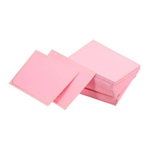 EXCEART 1 Satz Kleiner Umschlag Einladung Umschläge Für Grußkarten Multipack Hochzeitsumschläge Dekorative Umschläge Danke Karten Hochzeit Karteikarten Große Umschläge Rosa Papier 50 Stück von EXCEART