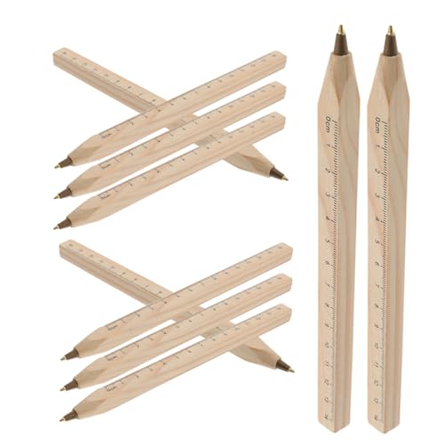 EXCEART 1 Satz Kugelschreiber Aus Holz Weihnachtsstift Multifunktionaler Werkzeugstift Halloween-partygeschenke Tinte Arbeitsstift Kugelschreiber Mit Tinte Eingabestift Lustiger Stift 10st von EXCEART