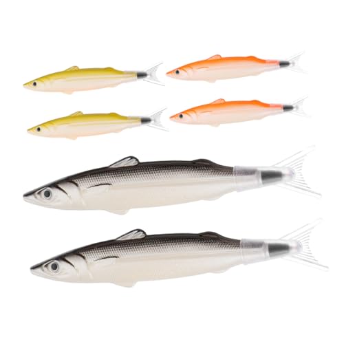 EXCEART 1 Satz Kugelschreiber In Form Eines Gesalzenen Fisches Schreibstift Kugelschreiber Fischschwanz Stift Kugelschreiber Monitorständer Schöner Kugelschreiber Modellier 6 Stück von EXCEART