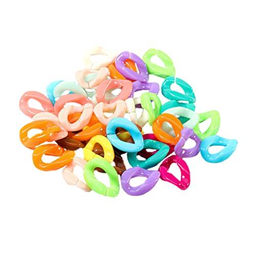 EXCEART 1 Satz Kunststoffclip Diy-clip-haken Kette Schlüssel Topper Herstellung Haken Für Schmuckclips Diy Clip Haken Etikett Diy Bastelclip Verknüpfung Schmuck Spielzeug Cliphaken 100st von EXCEART