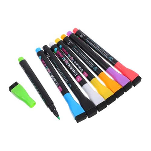 EXCEART 1 Satz Löschbarer Lampenstift Textmarker Whiteboard Radierer Whiteboard Radierer Magnetischer Trocken Abwischbarer Radiergummi Whiteboard Marker Magnetische Trocken 8 Stück von EXCEART