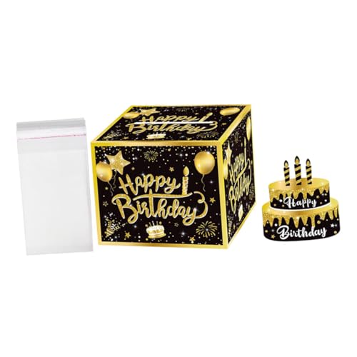 EXCEART 1 Satz Lotterie-Geschenkbox glückliches Kit Geburtstagsgeld Herausziehen Geburtstagsdeko geburtstagsgeschenk Geld-Ausziehset Geld holt Geschenkschachteln heraus Partyzubehör Papier von EXCEART