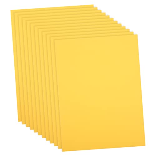 EXCEART 1 Satz Papiere Falten Farbiges Papier Farbiges Origami-papier Pastell Faltpapier Selber Machen Diy-bastelpapier Einfaches Origami-papier Diy Liefert 3x5 Rezeptkarten Yellow 100st von EXCEART