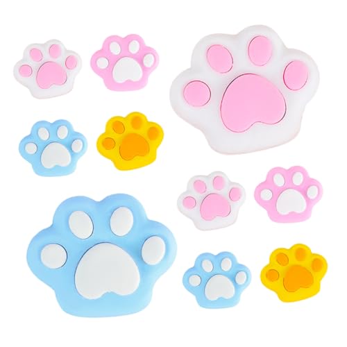 EXCEART 1 Satz Radiergummi Für Katzen Pfoten Radiergummi Zum Lernen Kawaii Mini-radiergummis Katzenpfoten-radiergummis, Großpackung Mini-radiergummis in Katzenpfotenform 10st von EXCEART