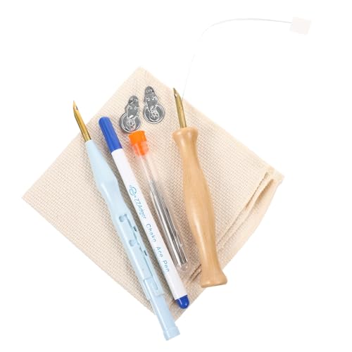 EXCEART 1 Satz Spaß machen Nadelfilzen Starter-Kit Stickpackungen selber machen Faser zum Filzen von Wolle portable sticken für anfänger Kreuzstichnadel Nähnadel Bettwäsche aus Baumwolle von EXCEART