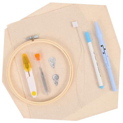 EXCEART 1 Satz Stickerei-kit Werkzeugtasche Kompaktes Stickwerkzeug Professioneller Stickstift Nadeleinfädler Für Den Täglichen Gebrauch Stanznadelwerkzeug Für Den Haushalt Stoff von EXCEART