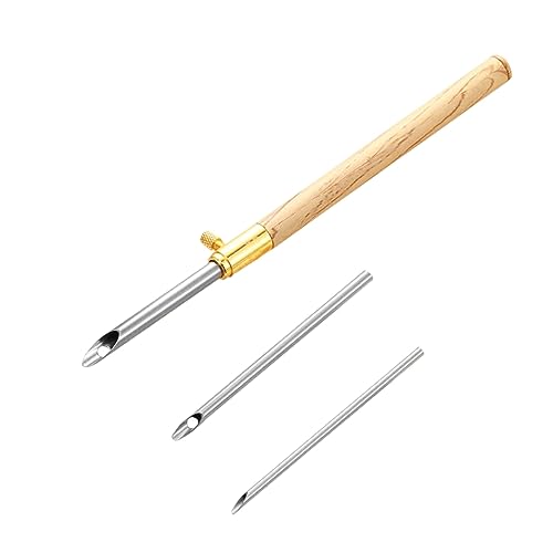 EXCEART 1 Satz Sticknadel aus Wolle embroidery set stickset örgü şiş seti DIY Nadelwerkzeug strick nadel set Stickwerkzeug mit Ersatznadeln DIY-Werkzeuge Sticknadeln Rostfreier Stahl von EXCEART