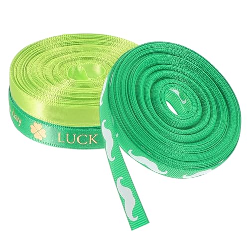 EXCEART 1 Satz Verpackungsband Ribbon Bandfeile Geschenkband Für Geschenkboxen Party Decoration Schnurrbartband Weihnachtsband Autoband Bastelband Machen Diy Basteldeko Polyester 3 Rollen von EXCEART