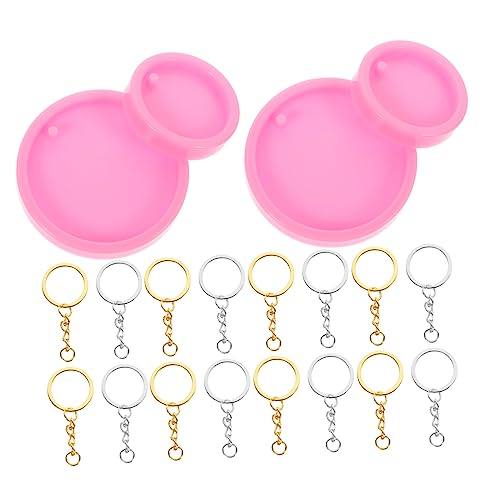 EXCEART 1 Set Schlüsselanhänger Form Schlüsselanhänger Mini Eis Am Stiel Formen Schlüsselband DIY Schlüsselanhänger Formen Ketten Bratpfanne Ovale Seifenform Einziehbarer von EXCEART