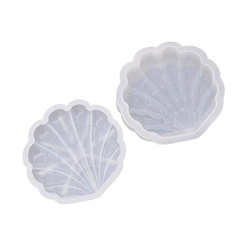 EXCEART 1 Set-box Shell-aufbewahrungsform Fall Muschelschmuck Herstellung Tonglasur Für Lufttrocknenden Ton Kette Korb Hülse Cake-pop-form Kerzenformen Kieselgel von EXCEART